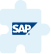An icon to depict how eFax Corporate integrates with SAP